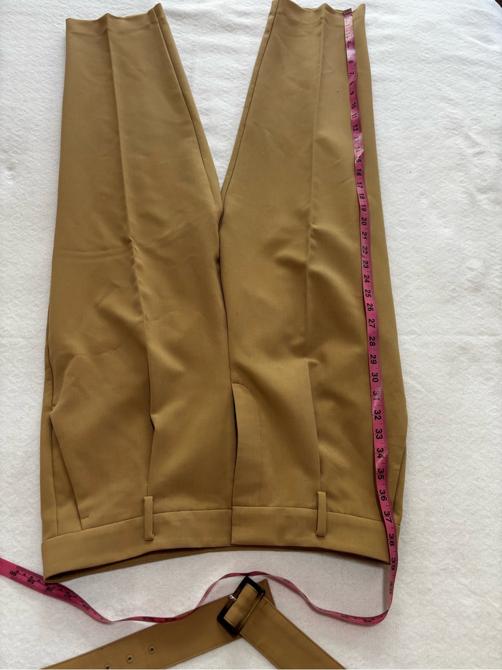 Ann Taylor Women's Dress Pants and Matching Belt in Camel - Picture 7 of 8
